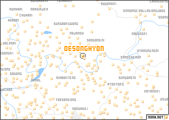 map of Oesŏnghyŏn