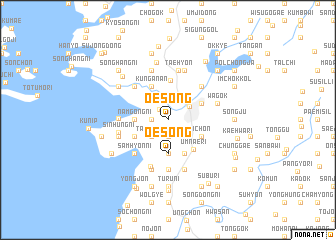 map of Oesong