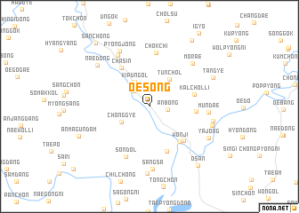map of Oesong