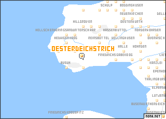 map of Oesterdeichstrich