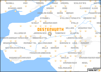 map of Oesterwurth