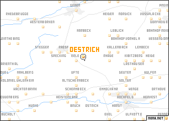 map of Oestrich