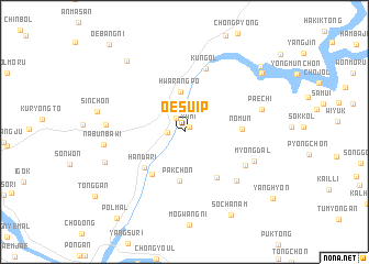 map of Oesuip