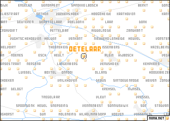 map of Oetelaar