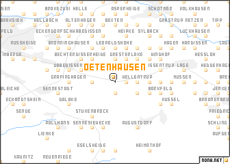 map of Oetenhausen