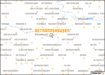 map of Oetmannshausen