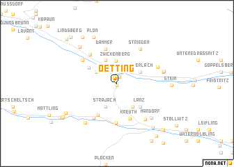 map of Oetting