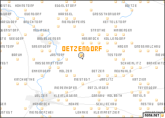 map of Oetzendorf