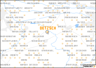 map of Oetzsch