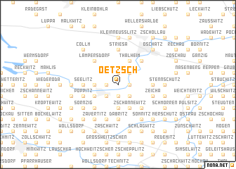 map of Oetzsch