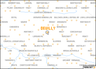 map of Oeuilly