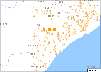 map of Oeupun