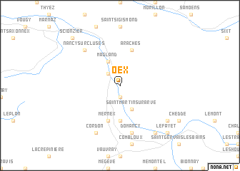 map of Oëx