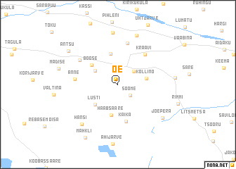 map of Oe