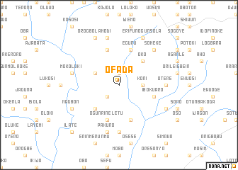 map of Ofada