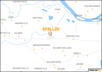 map of O\