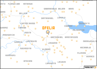 map of Ofelia