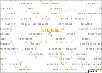 map of Ofenegg