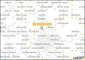 map of Ofenerdiek