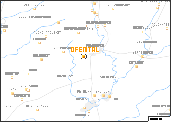 map of Ofental\