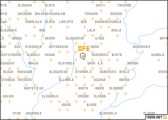 map of Ofe