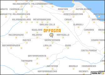 map of Offagna