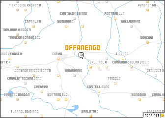 map of Offanengo