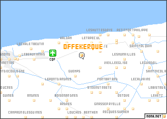 map of Offekerque