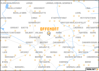map of Offemont