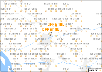 map of Offenau