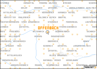 map of Offenbach