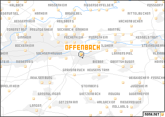 map of Offenbach