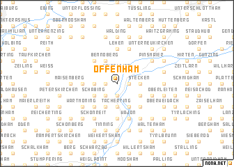 map of Offenham