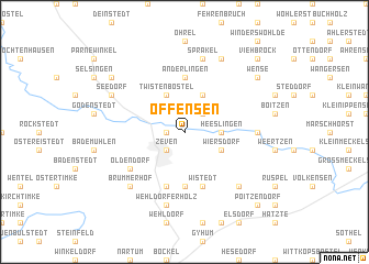 map of Offensen