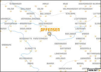 map of Offensen