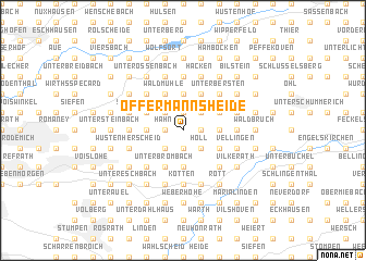 map of Offermannsheide