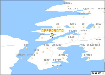 map of Offersøya