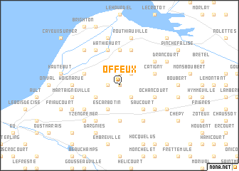 map of Offeux