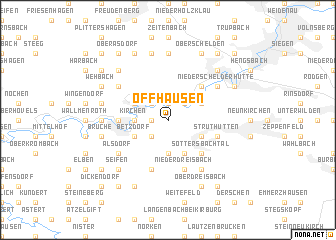 map of Offhausen