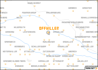 map of Offwiller