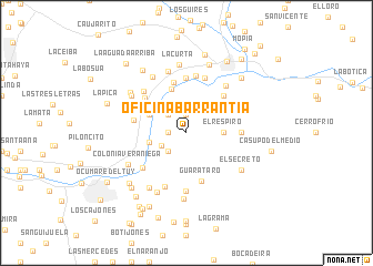 map of Oficina Barrantia