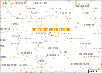 map of Oficina Cantarrana