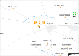 map of Oficina