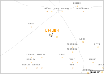 map of Ofidow