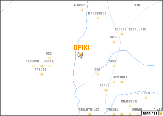 map of Ofiki