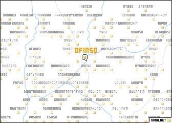 map of Ofinso