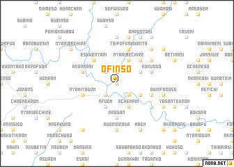 map of Ofinso
