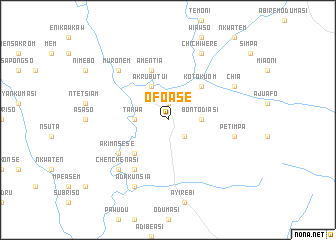 map of Ofoase