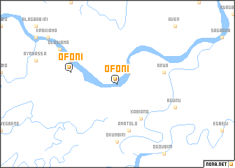 map of Ofoni