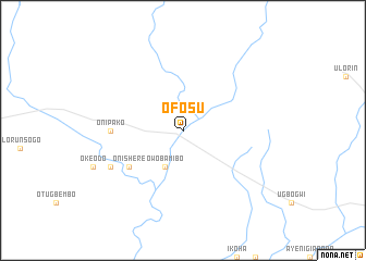 map of Ofosu